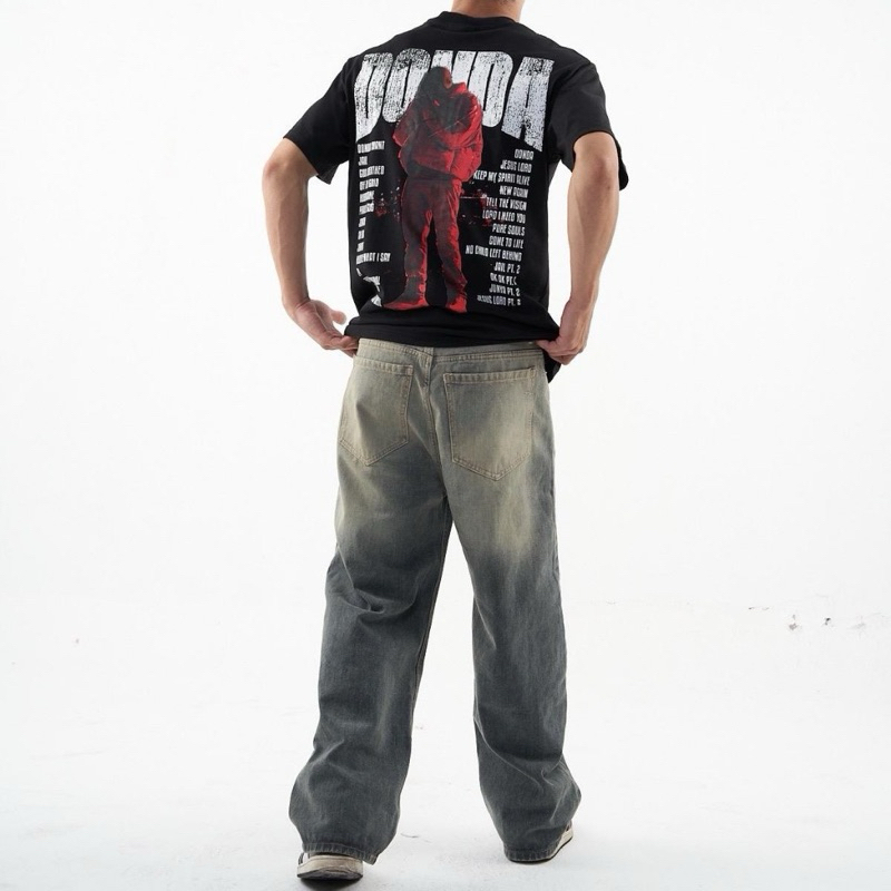 KANYE TEE - Áo thun in hình kèm ảnh thật