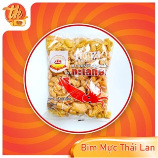 Bánh Snack Bim Bim Mực Thái Lan TALAETHONG Gói Lớn 220G Truyền Thống/Rong Biển, đồ ăn vặt