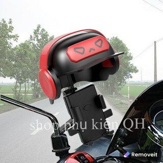 giá đỡ có mũ che nắng mẫu mới trên xe máy HT-513 kiếu mũ ngầu