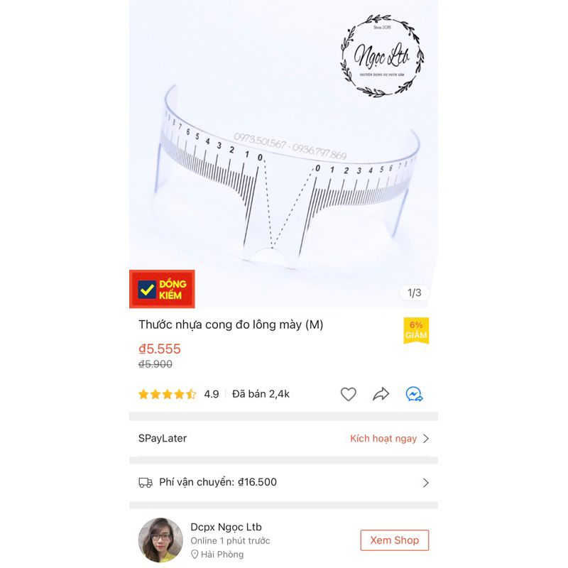 Thước nhựa dẻo (M)
