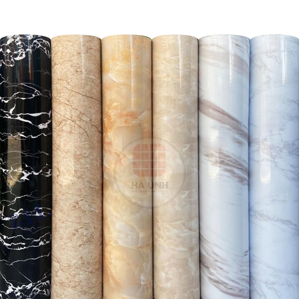 Giấy dán bếp decal giả vân đá hoa cương 3D chịu nhiệt chống nước chống dầu mỡ dễ dàng lau chùi