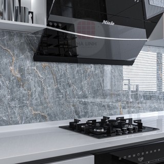 Giấy dán bếp chống dầu mỡ dễ lau chùi chịu nhiệt vân đá khổ 1.2mx0.5m