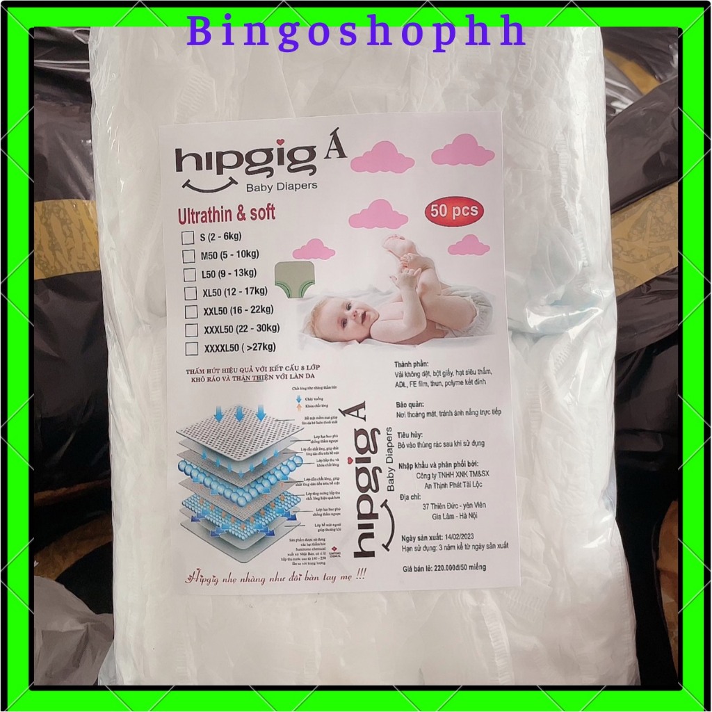 Tã bỉm quần/dán hipgig 100 miếng đủ size S M L Xl XXL, hàng xuất Nhật cao cấp