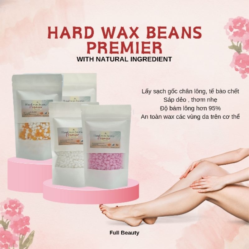 Sáp Wax Lông Cao Cấp Full Beauty Hard Wax Beans Premier 100G