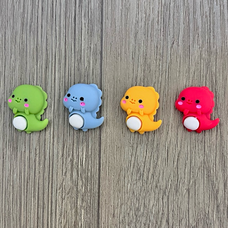 STICKER / JIBITZ / CHARM HÌNH KHỦNG LONG TRANG TRÍ DÉP SỤC, DÉP CROCS
