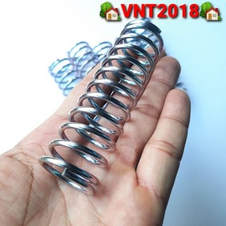 Lò xo nén thép xi 7 màu phi 27mm sợi 2.5mm dài 87mm