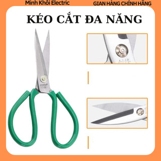 Kéo cắt đa năng siêu bén,kéo cắt vải,kéo cắt cá,kéo làm bếp đa năng,kéo cắt đa dụng,kéo đa năng,kéo tay tròn,kéo tay xan