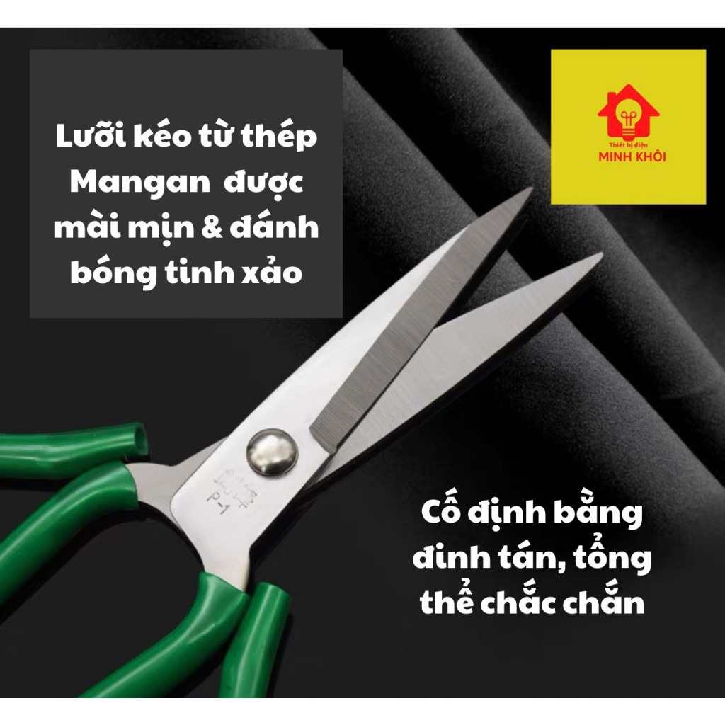 Kéo cắt đa năng siêu bén,kéo cắt vải,kéo cắt cá,kéo làm bếp đa năng,kéo cắt đa dụng,kéo đa năng,kéo tay tròn,kéo tay xan