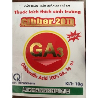 GA3 - Phân bón kích thích sinh trưởng Gibber 20T - 50T (Viên 8g-10g)