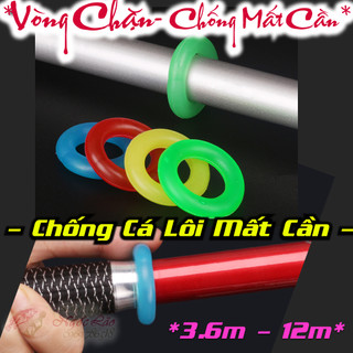 Vòng chặn cần câu ➤ chống cá lôi cần - vòng chống trượt cần câu ☆ chất liệu silicon cao su đàn hồi cực tốt ✓