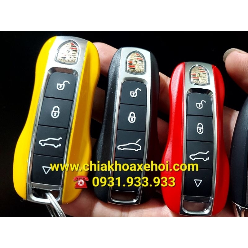 Chìa khóa FOB remote mẫu Porsche dành cho xe máy Honda AB / Lead / Vison / Vario / SH