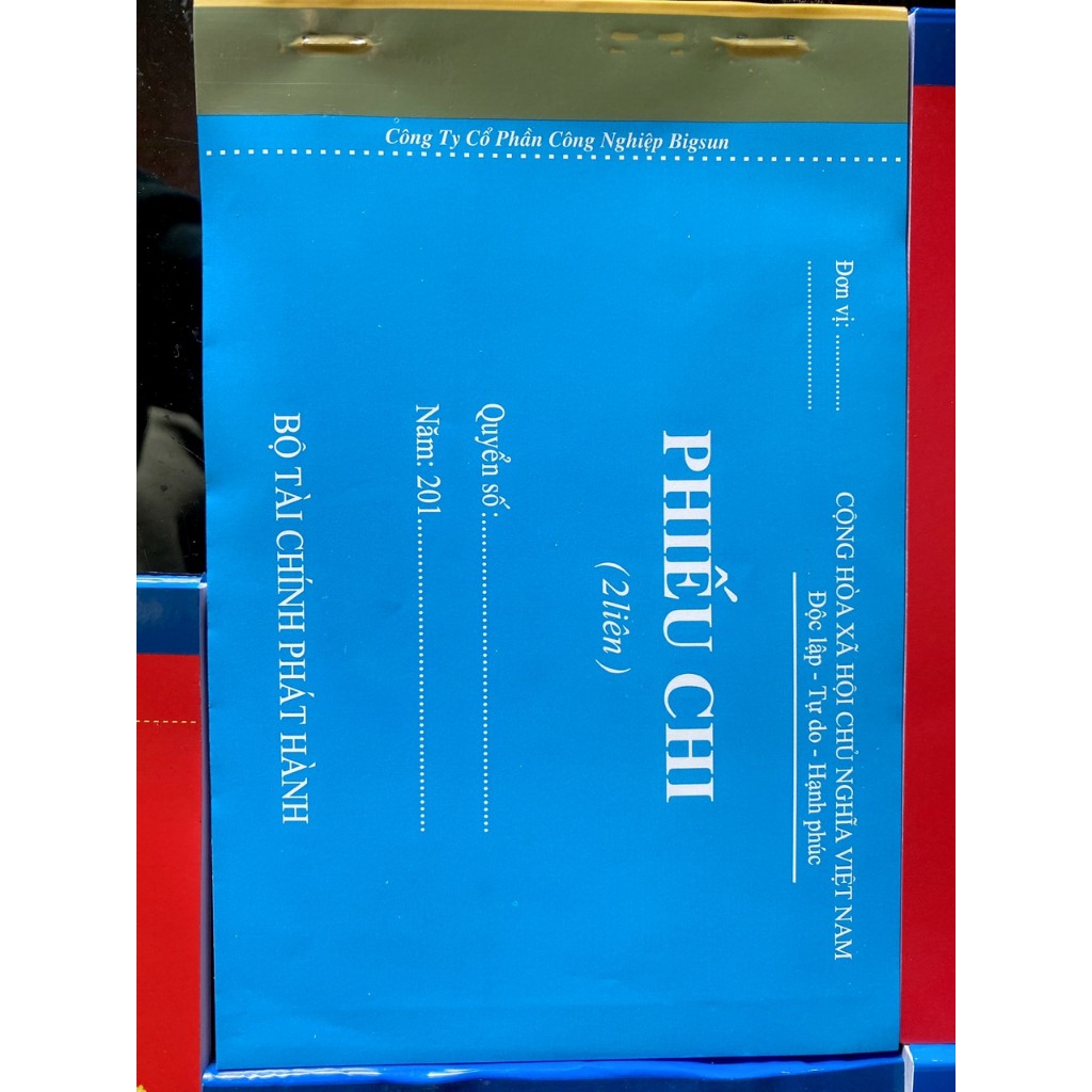 Phiếu thu, Phiếu chi, Phiếu xuất kho, Phiếu nhập kho, Hóa đơn bán lẻ - Giấy carbon đẹp