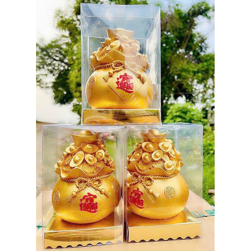 Kẹo socola hủ tài lộc màu đỏ- màu vàng