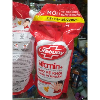 Nước rửa tay Lifebuoy túi đỏ 1kg
