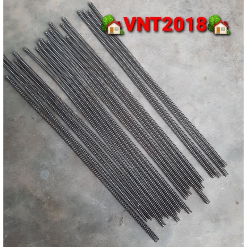 Lò xo nén thép phi 6mm sợi 1mm dài 305mm