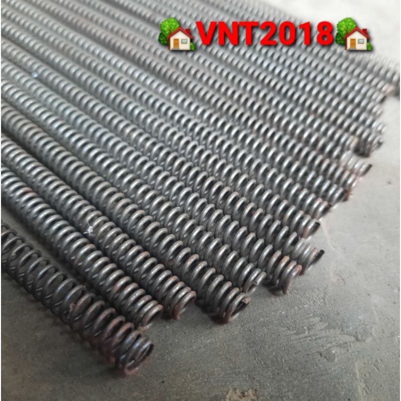 Lò xo nén thép phi 6mm sợi 1mm dài 305mm