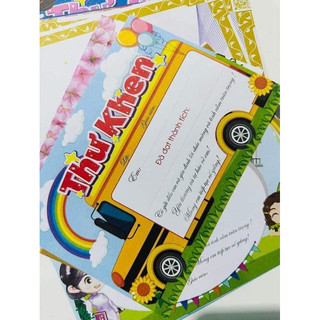 Set 10 tờ Thư khen A5 mẫu mới