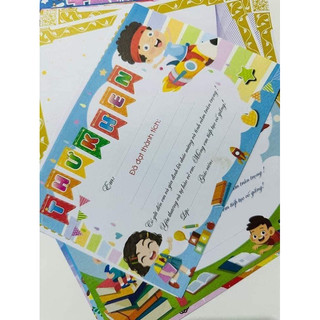 Set 10 tờ Thư khen A5 mẫu mới