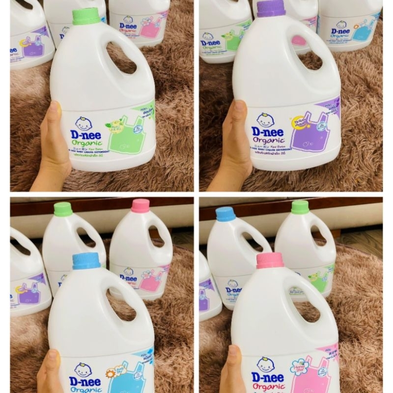 Nước giặt Dnee 3000ML giặt xả quần áo cho bé sơ sinh