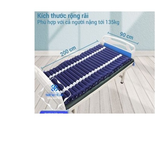 Nệm BƠM Hơi Chống Loét 90*200CM, DỄ VỆ SINH, THOÁNG KHÍ