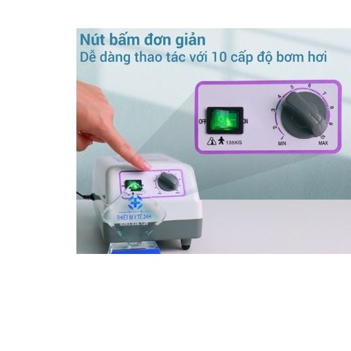 Nệm BƠM Hơi Chống Loét 90*200CM, DỄ VỆ SINH, THOÁNG KHÍ