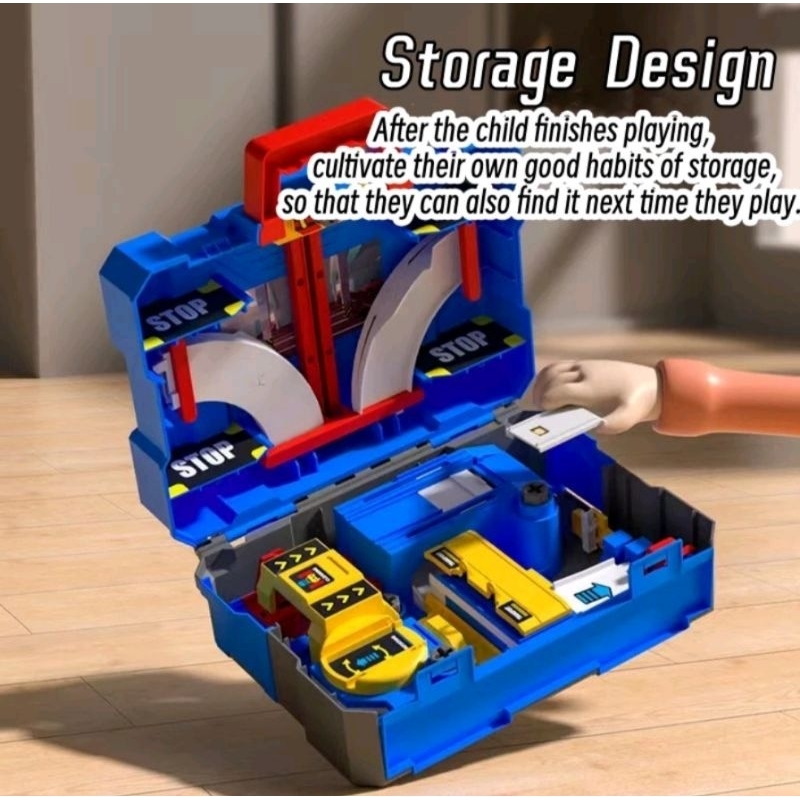 Bộ Đồ Chơi Bảo Dưỡng Takara Tomy Chạy Pin Có Thang Máy Lên Xuống, Máy Rửa Xe Cho Trẻ Em