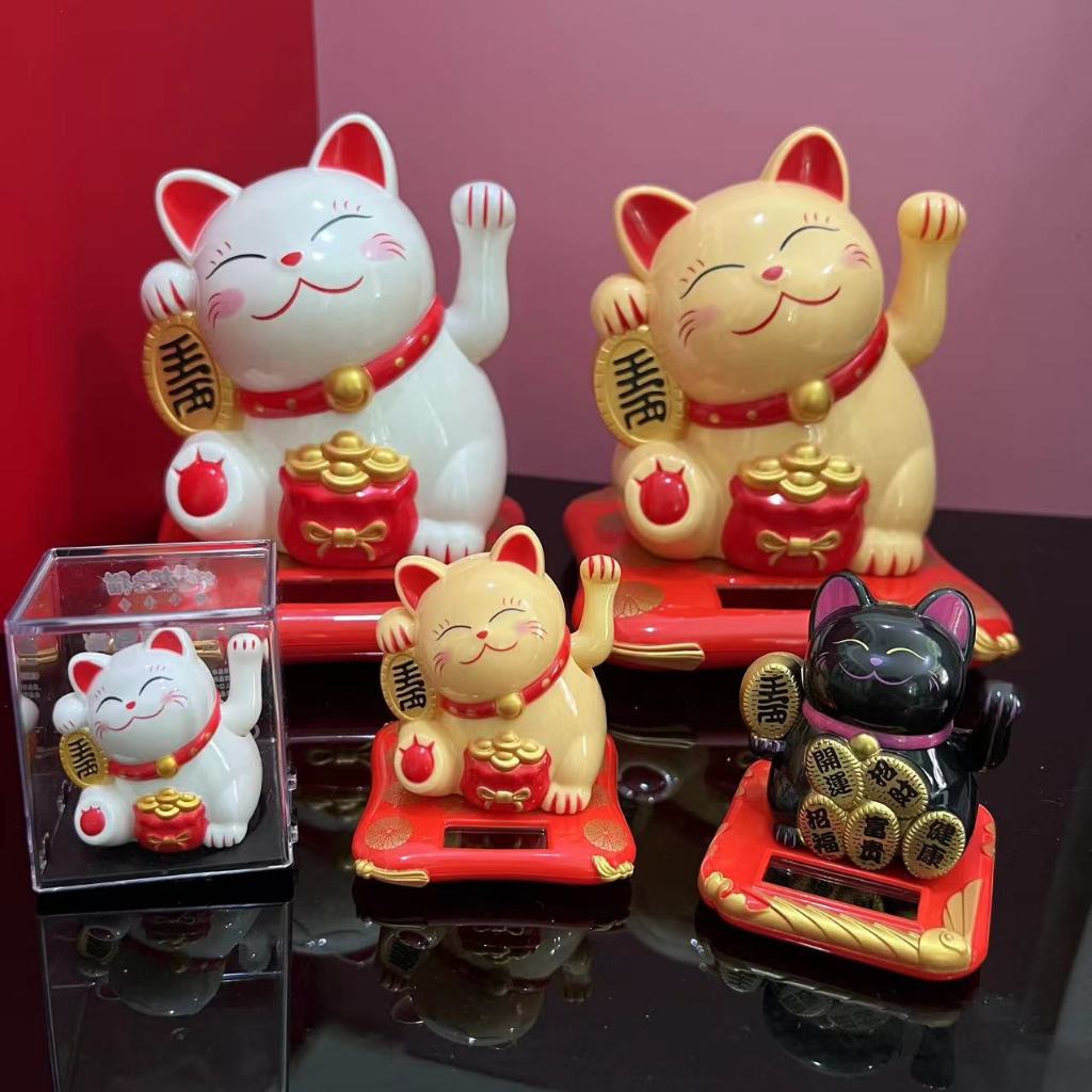 MÈO THẦN TÀI VẪY TAY HÚT TÀI LỘC SỬ DỤNG NĂNG LƯỢNG MẶT TRỜI , BẢO HÀNH 12 THÁNG