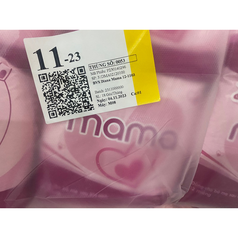 Băng vệ sinh Diana Mama cho mẹ sau sinh