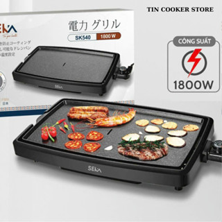 Bếp nướng điện không khói SEKA SK540 Bảo Hành 2 năm công suất lớn 1800W Kích thước 53CM X 31CM X 8CM