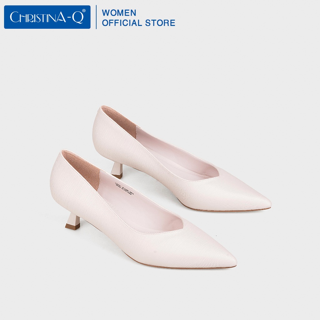 Giày nữ cao gót bít mũi nhọn CHRISTINA-Q GBN337