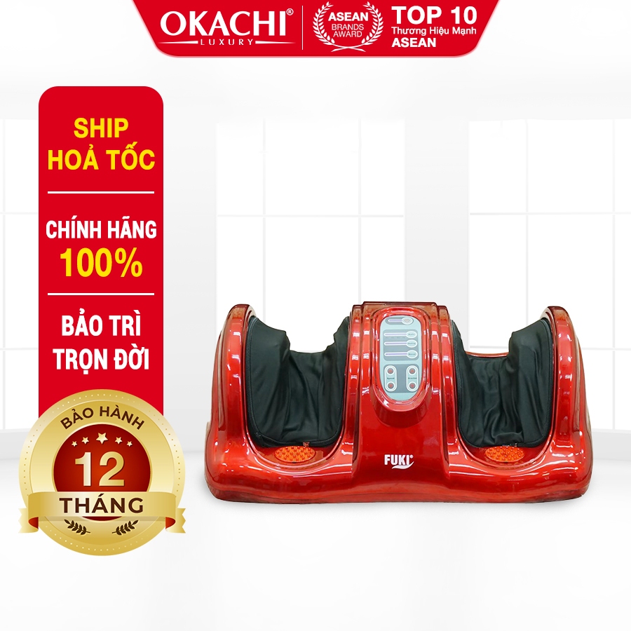 Máy Massage Chân Hồng Ngoại Fuki Nhật Bản FK- 6811 Con Lăn Massage Lòng Bàn Chân, Nhiệt Hồng Ngoại