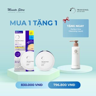 Phấn nền chống nắng transino uv powder spf 50+ 12g