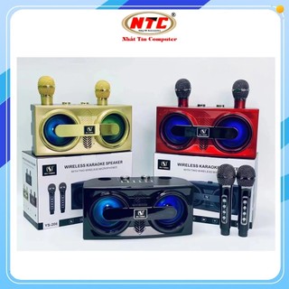 Loa karaoke bluetooth su yosd ys-206 kèm 2 micro không dây, cs 35w, âm cực hay - nhất tín computer