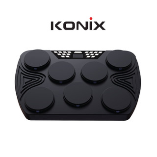 Trống điện tử, Portable Drum - Konix ED01 - Bluetooth, 7 pads cảm ứng lực