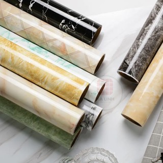 Giấy dán tường vân đá hoa cương dán bàn bếp chống dầu mỡ, dán nhà tắm chống thấm nước khổ 1.2mx0.5m