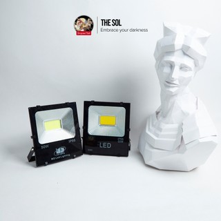 Bộ đèn Pha COB 5054 (by MD Led Lighting), (công suất: 100W/150W/200W), (ánh sáng: vàng/trắng)