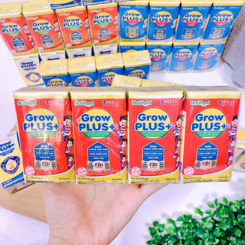 Sữa pha sẵn Nutifood Grow plus đỏ 110ml