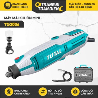 Máy mài khuôn Total công suất 130 - 550W, nhiều cấp chỉnh tốc, kèm phụ kiện, độ kẹp 3.2mm - 6mm đánh bóng, cắt kim loại