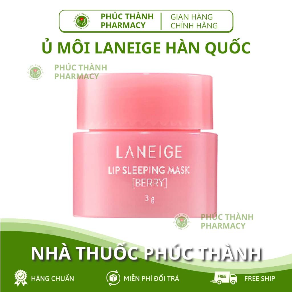 Ủ môi Laneige, Mặt nạ ngủ, ủ môi ngủ Laneige Hàn Quốc lọ 3g