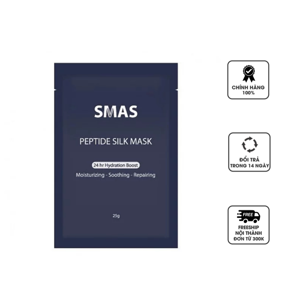 Mặt Nạ Smas Peptide Silk Mask Cấp Ẩm, Phục Hồi Da ( hàng cty)