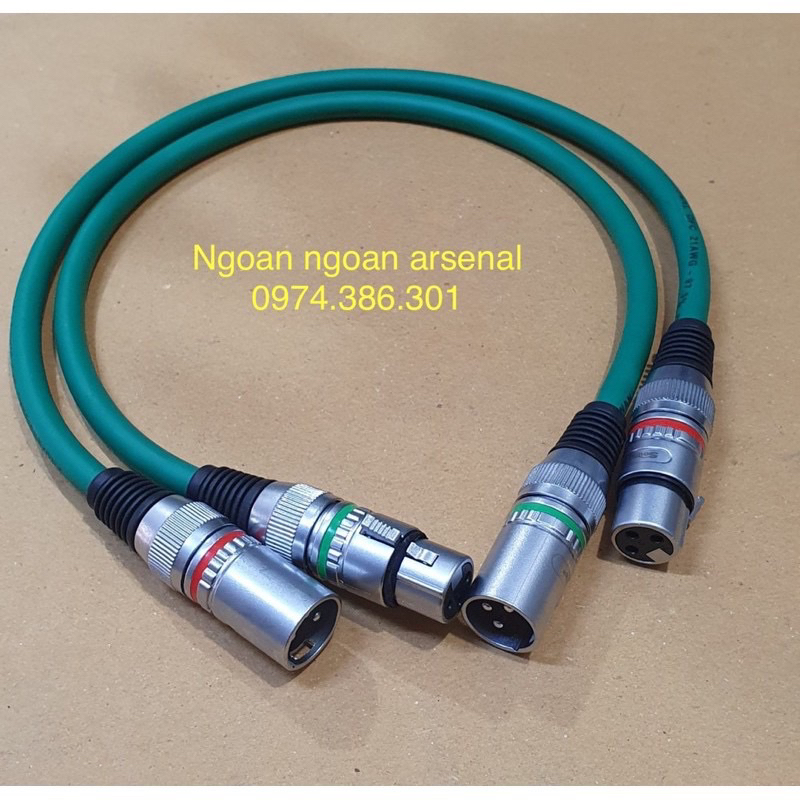Jack canon XLR đực cái hàn nhập khẩu các hãng