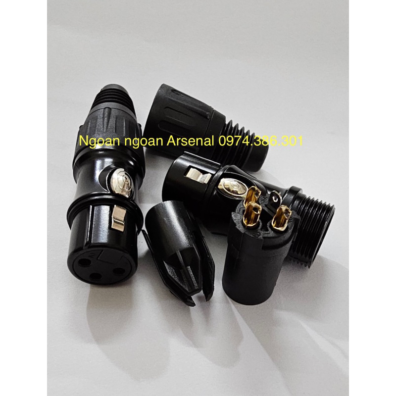 Jack xlr  Canon 3 Pin đực cái nhập khẩu hãng BESK