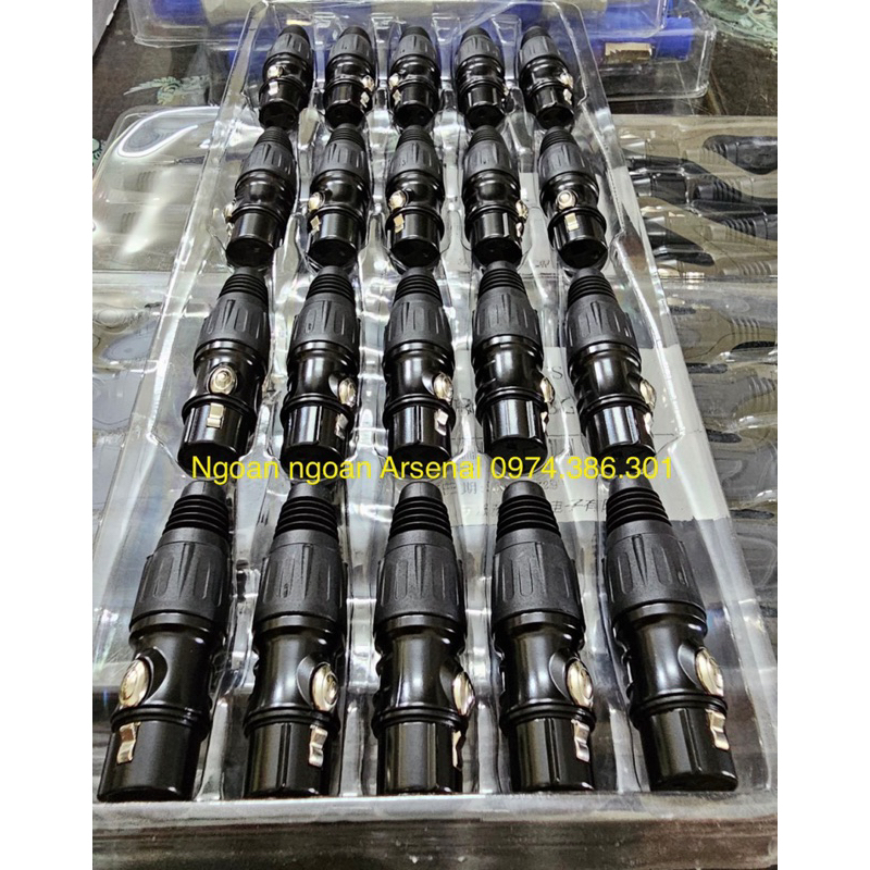 Jack xlr  Canon 3 Pin đực cái nhập khẩu hãng BESK
