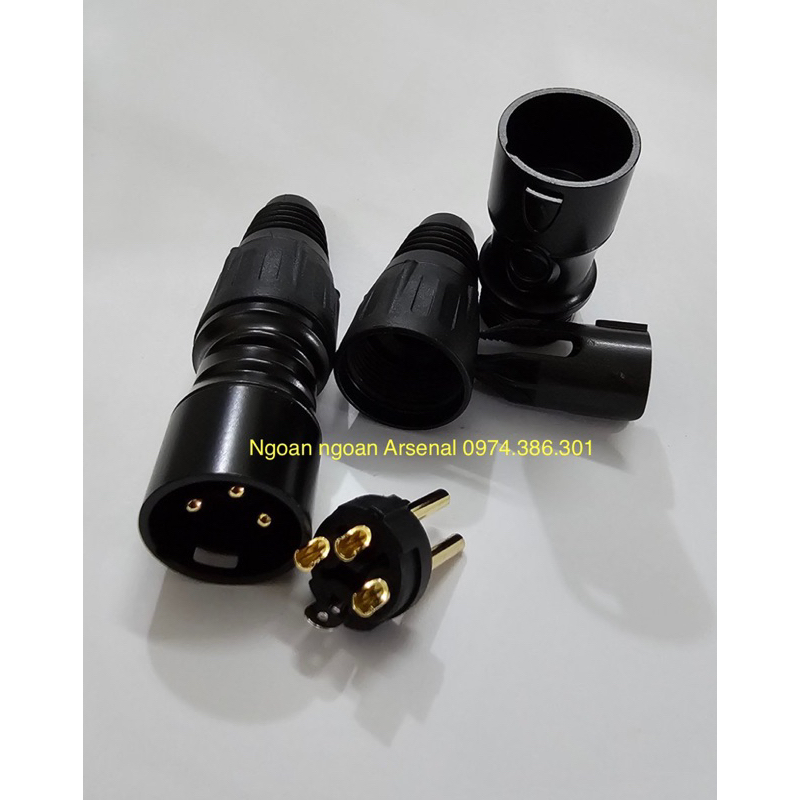 Jack xlr  Canon 3 Pin đực cái nhập khẩu hãng BESK