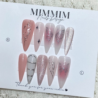 Nailbox thiết kế theo yêu cầu tông hồng