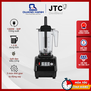 Máy xay sinh tố công nghiệp JTC OmniBlend V TM 800A V TM-800A 1200W (Đen) - Hãng phân phối V -TM 800A