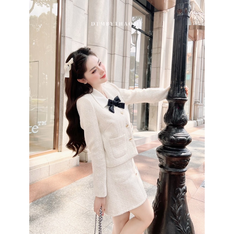 Louisa Tweed Jacket - Áo khoác thiết kế DTMbyThaoMy