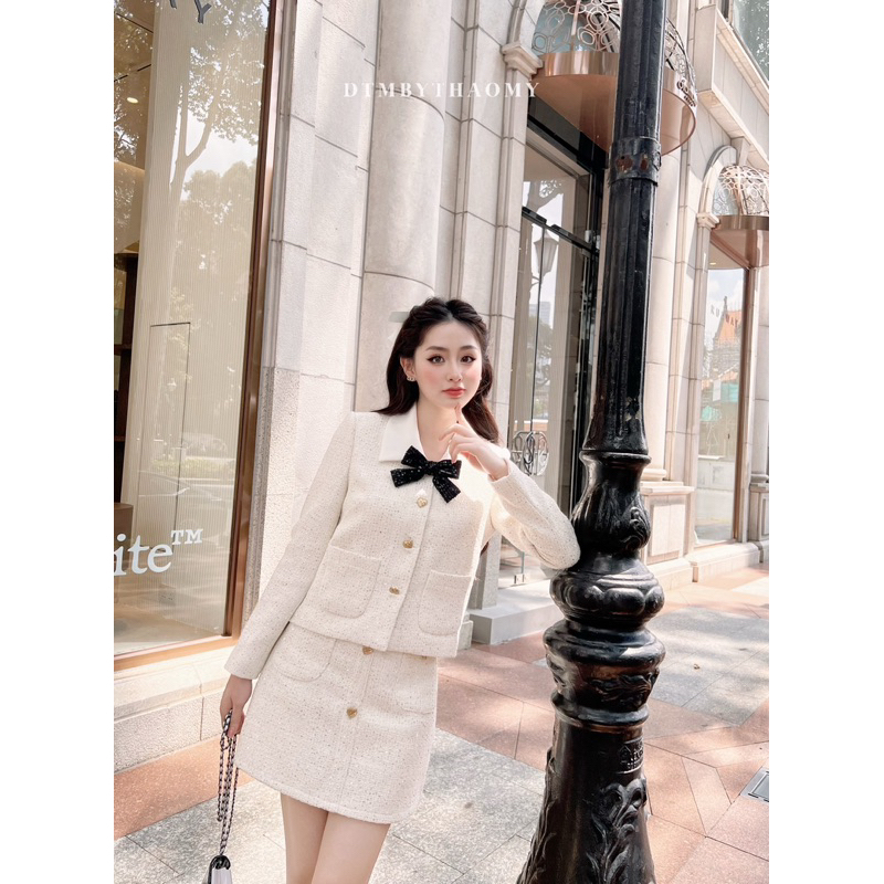 Louisa Tweed Jacket - Áo khoác thiết kế DTMbyThaoMy