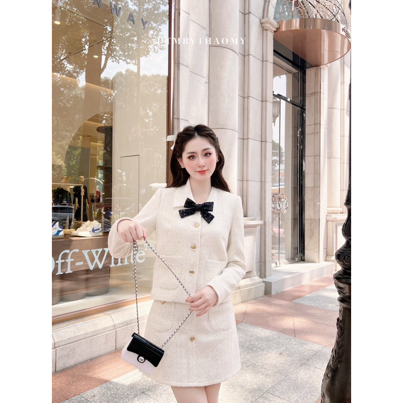 Louisa Tweed Jacket - Áo khoác thiết kế DTMbyThaoMy