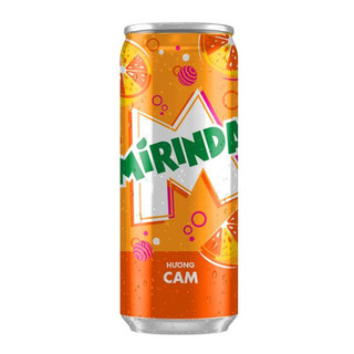 Cam Mirinda Có Ga Thùng 24 Lon